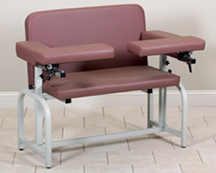6000X-F Clinton Extra-Wide Blood Drawing Chair